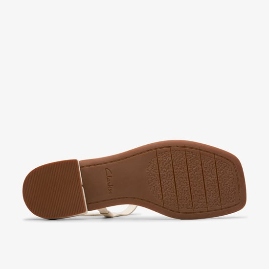 Sandalias de cuero crema Ariany Sling - Image 3