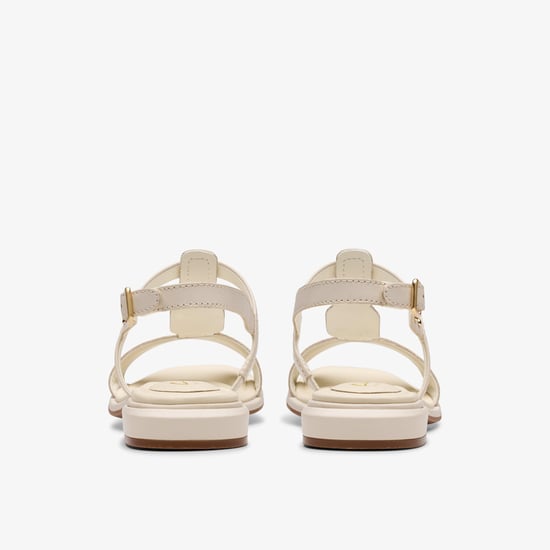 Sandalias de cuero crema Ariany Sling - Image 5