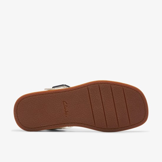 Sandalias Alda de Cuero Off White con Tiras - Image 4