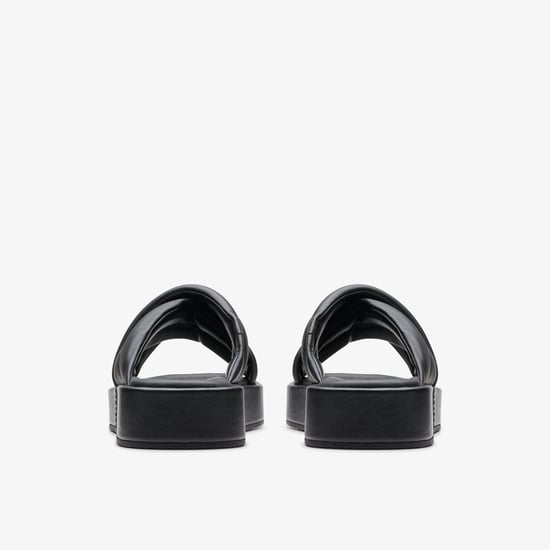 Sandalias de Cuero Negro Alda Glide - Image 5