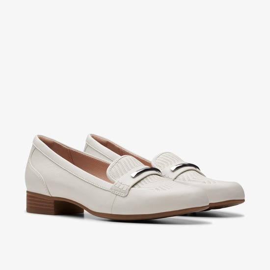 Juliet Aster Off White Leather Zapatos - Image 4