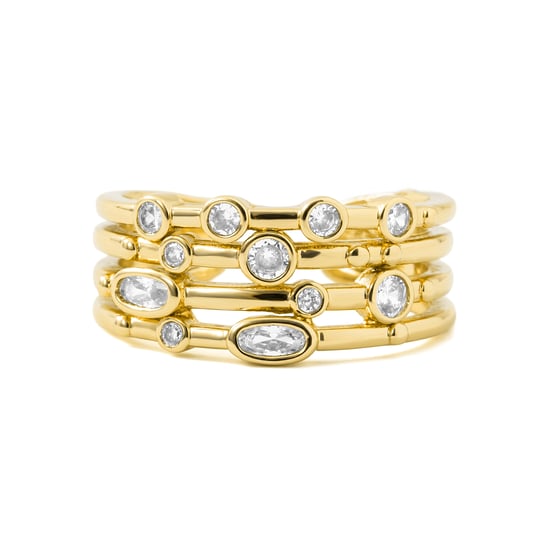 Anillo Luxenter de Aleación de Metal y Circonita Brillante acabado en oro amarillo de 18k - Ulethel - Image 6