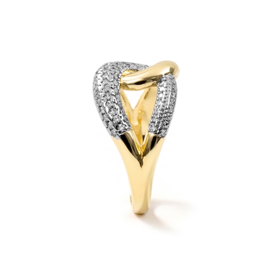 Anillo Luxenter de Aleación de Metal y Circonita Brillante acabado en oro amarillo de 18k - Denan - Image 3