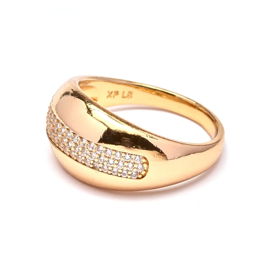 Luxenter Anillo de Circonita Brillante acabado en oro amarillo de 18k - Glibal - Image 1