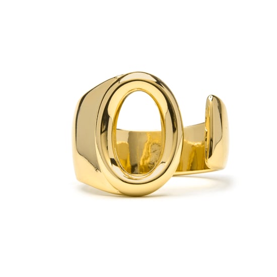 Luxenter Anillo acabado oro amarillo 18k - Alphabet - Image 1