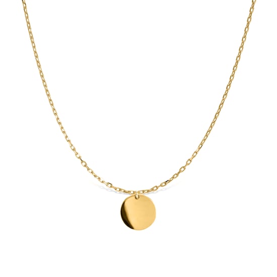 Collar Luxenter de Plata de Ley 925 acabado en oro amarillo de 18K - Mi Sol - Image 1