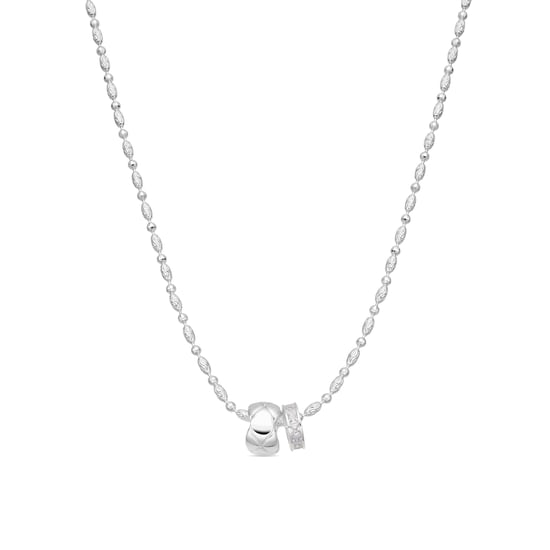 Luxenter Collar de Circonita Brillante Acabado En Plata - Laino - Image 1