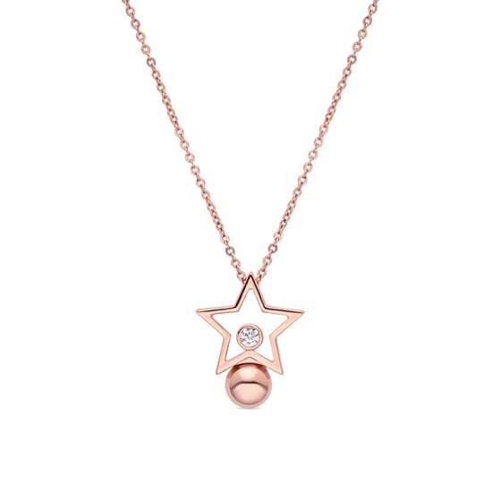 Luxenter Collar de Circonita Brillante acabado en oro rosa de 18k - Losath - Image 1