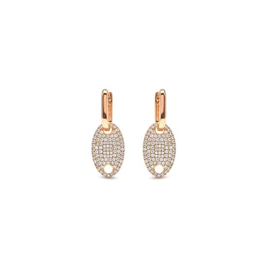 Luxenter Pendientes de Circonita Brillante acabado en oro amarillo de 18k - Krero - Image 1