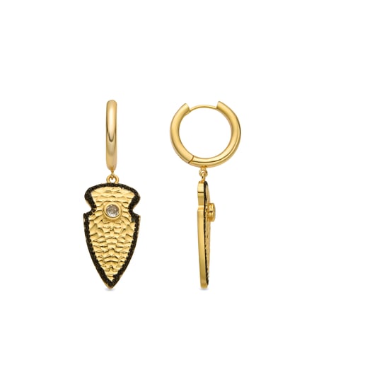 Luxenter Pendientes con Circonita Brillante acabado oro 18k - Otla - Image 1