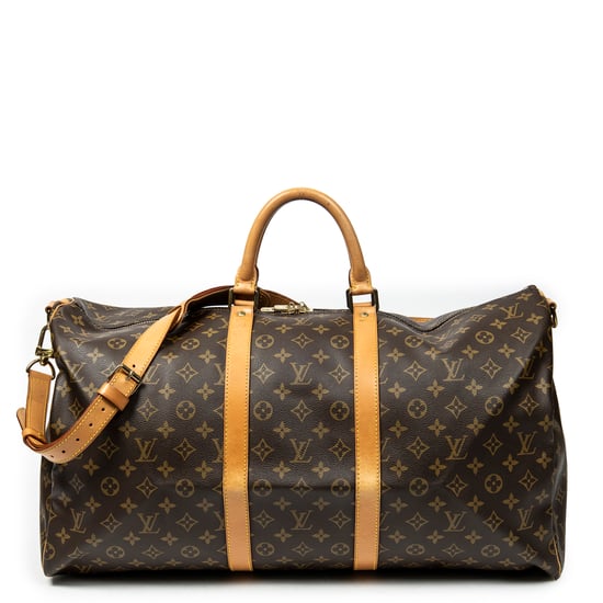 Louis Vuitton Keepall Bandouliere 55 en marrón Lienzo recubierto - Image 1
