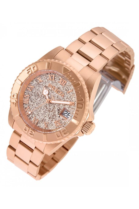 Invicta Angel 22708 Reloj de Mujer - Movimiento de Cuarzo - Acero Inoxidable con Esfera de Oro Rosa - 40 mm - Image 2