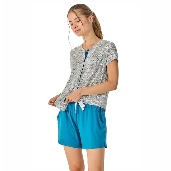 Pijamas de verano de manga corta para mujer JJB37 - Image 4