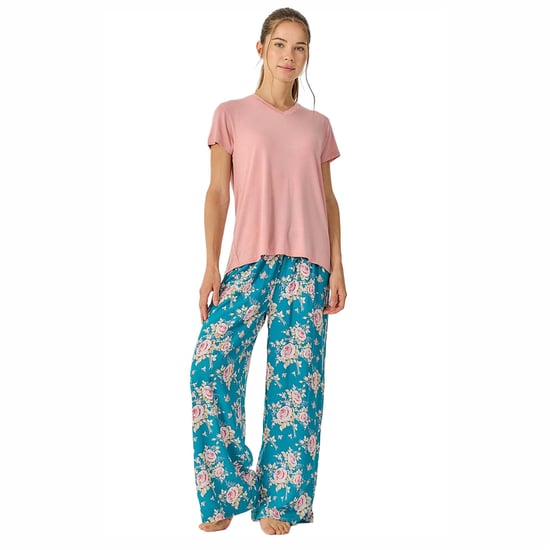 Pijamas de Verano para Mujer con Pantalones Largos Fluidos JJB34 - Image 1