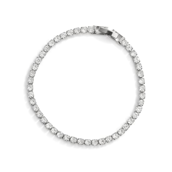 Pulsera Luxenter de Aleación de Metal y Circonita Brillante acabado en rodio - Newyn - Image 3
