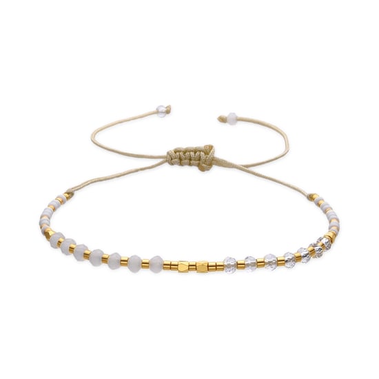 Pulsera Luxenter con Cristal Negro acabado oro 18k - Anlako - Image 1
