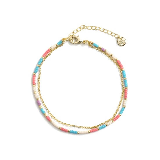 Pulsera Luxenter de Aleación de Metal y Cristal Rosa acabado en oro amarillo de 18k - Zasau - Image 3