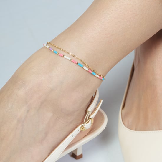 Pulsera Luxenter de Aleación de Metal y Cristal Rosa acabado en oro amarillo de 18k - Zasau - Image 4