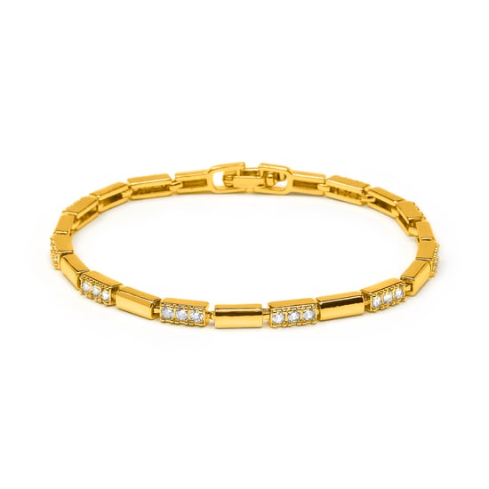Luxenter Pulsera de Circonita Brillante acabado en oro amarillo de 18k - Tavli - Image 1