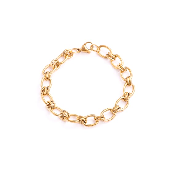 Luxenter Pulsera acabado en oro amarillo de 18k - Hataj - Image 1