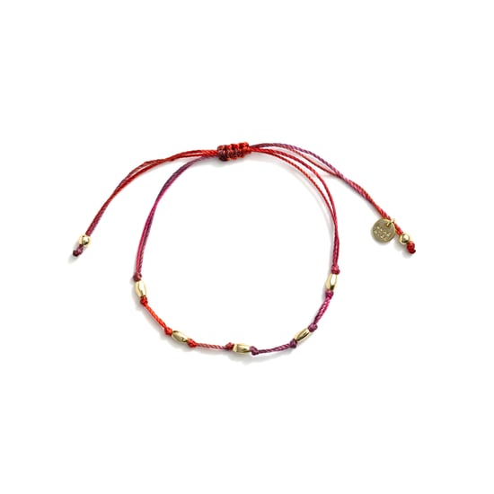 Pulsera Luxenter de Aleación de Metal y Algodon Morado acabado en oro amarillo de 18k - Buawe - Image 3