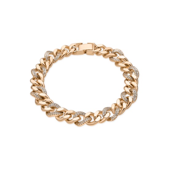 Luxenter Pulsera acabado oro amarillo de 18k y Circonita Brillante - Sarva - Image 1