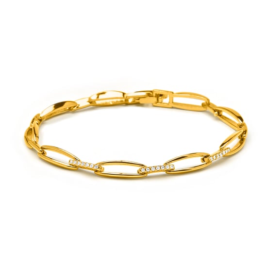 Luxenter Pulsera de Circonita Brillante acabado en oro amarillo de 18k - Thylo - Image 1
