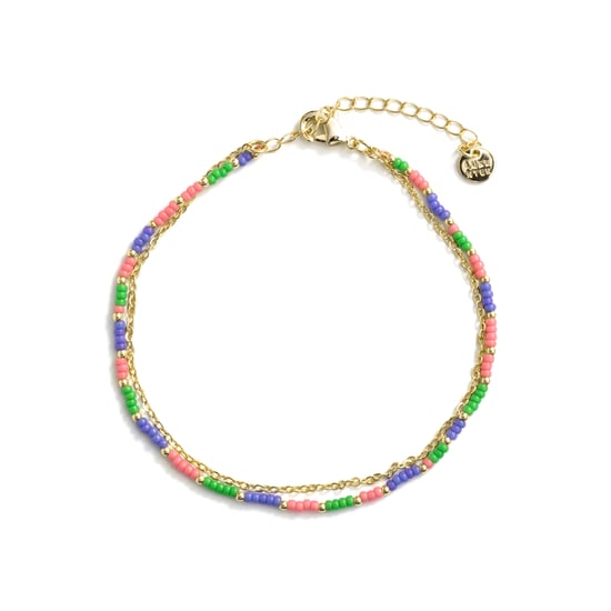 Pulsera Luxenter de Aleación de Metal y Cristal Morado acabado en oro amarillo de 18k - Zasau - Image 3