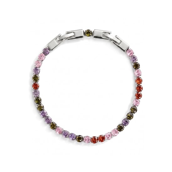 Pulsera Luxenter de Aleación de Metal y Circonita Multicolor acabado en rodio - Frede - Image 3