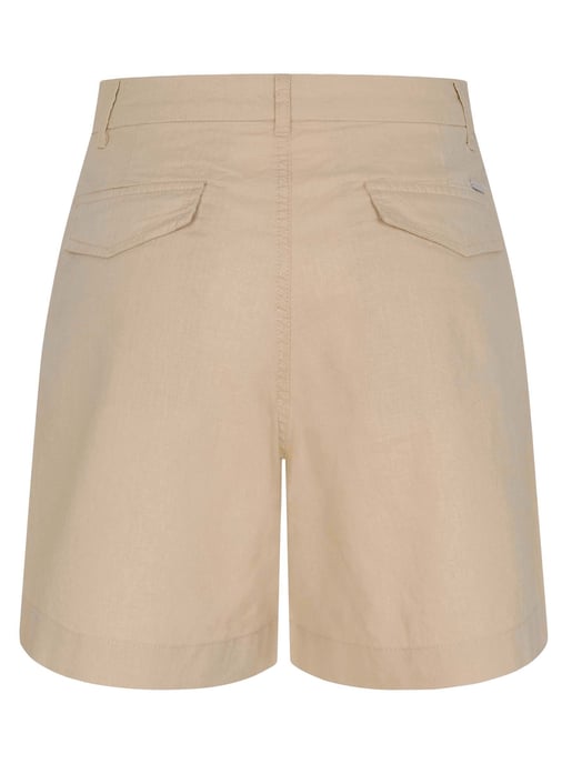 Shorts de lino para mujer U.S. Polo Assn. de mezcla lino y algodón - Image 2