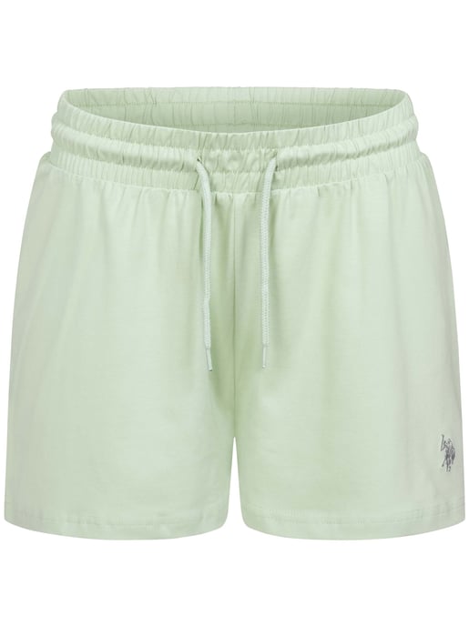 Shorts deportivos para mujer U.S. Polo Assn. de algodón elástico - Image 1