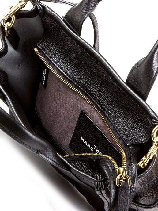 Bolso de Mano Bos Taurus de Cuero de Ternera Negro Marc Jacobs - Image 5
