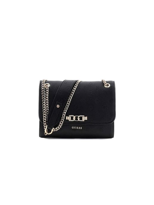 Bolso Crossbody Guess Negro con Logo - Image 1