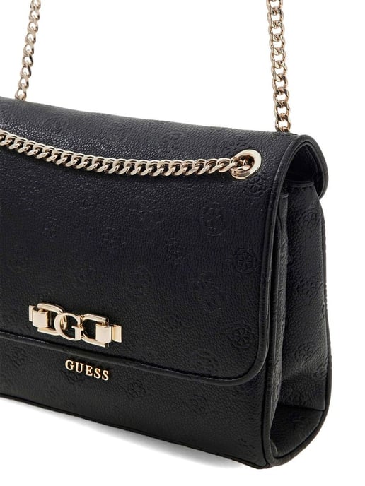 Bolso Crossbody Guess Negro con Logo - Image 4