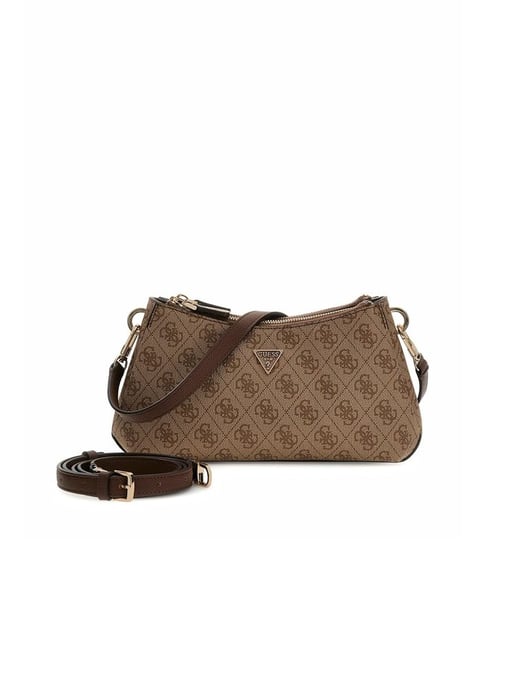 Bolso Cruzado Guess Latte Logo/Marrón - Image 4