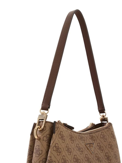 Bolso Cruzado Guess Latte Logo/Marrón - Image 5