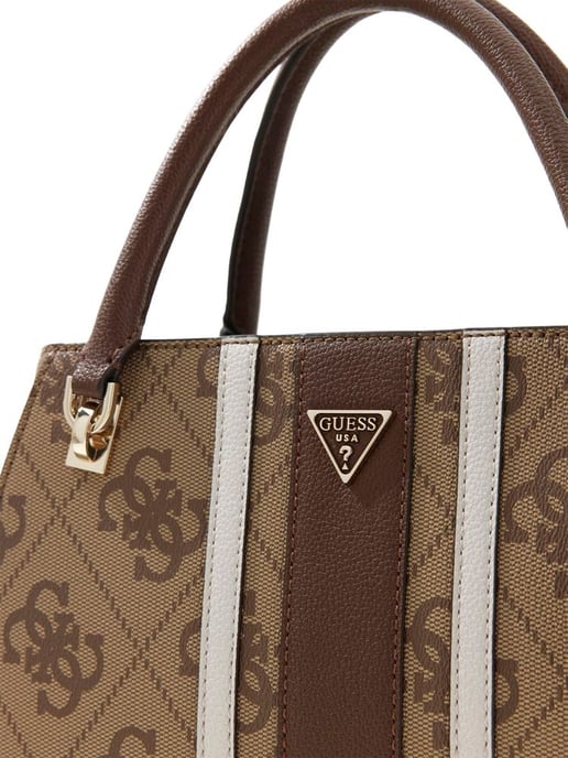 Bolso Cruzado Guess Latte Logo/Marrón - Image 4