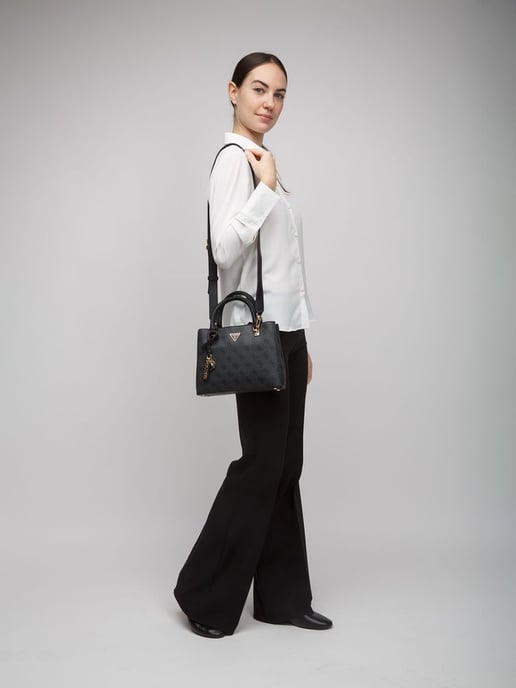 Guess Bolso de Mano Logo Carbono - Image 5
