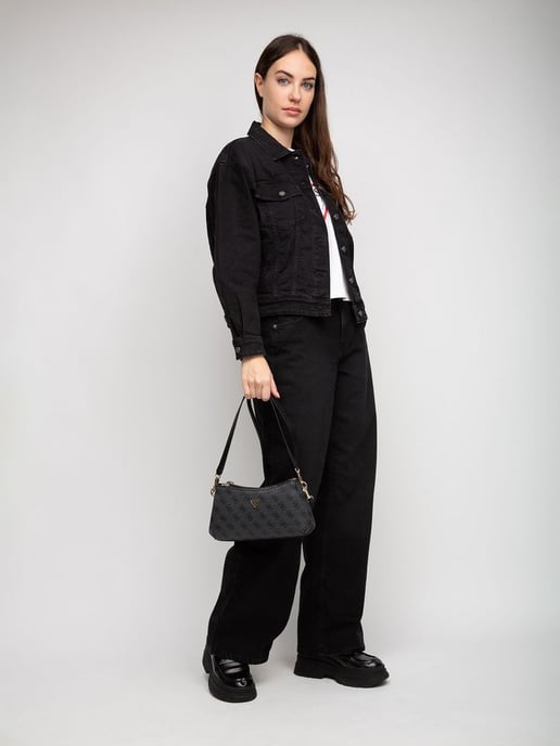 Guess Bolso de Hombro Logo Carbono - Image 5