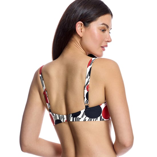 Top de bikini femenino adelgazante con escote en V W260832 - Image 3
