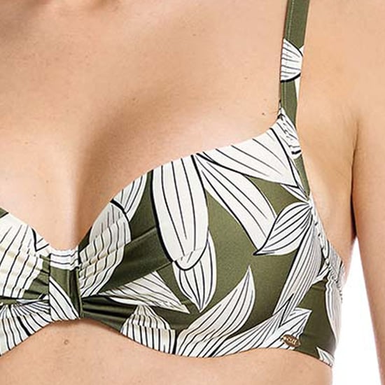 Top de bikini con varilla para mujer W261124 - Image 2
