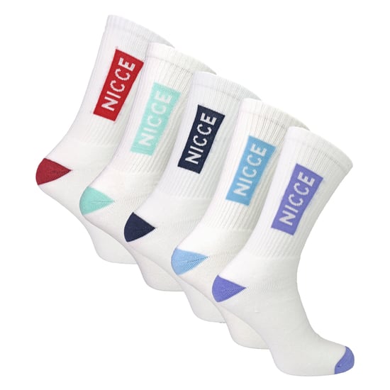 Paquete de 5 calcetines deportivos para hombre con algodón, transpirables y acolchados - Image 1