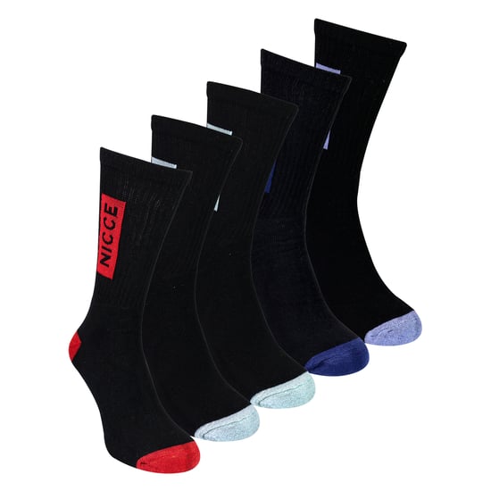 Paquete de 5 calcetines deportivos para hombre, de algodón, transpirables y acolchados - Image 3