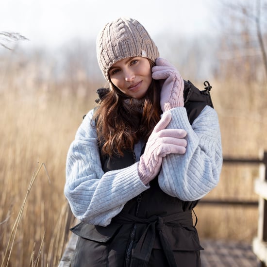 Conjunto de Gorro y Guantes Térmicos Forrados de Franela para Damas para Invierno - Image 4