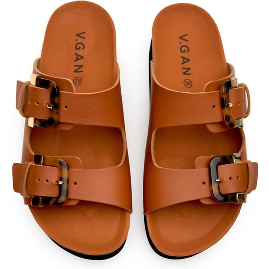 Sandalias Tortoiseshell con Plantilla Vegana V.gan de Ciruela - Image 2