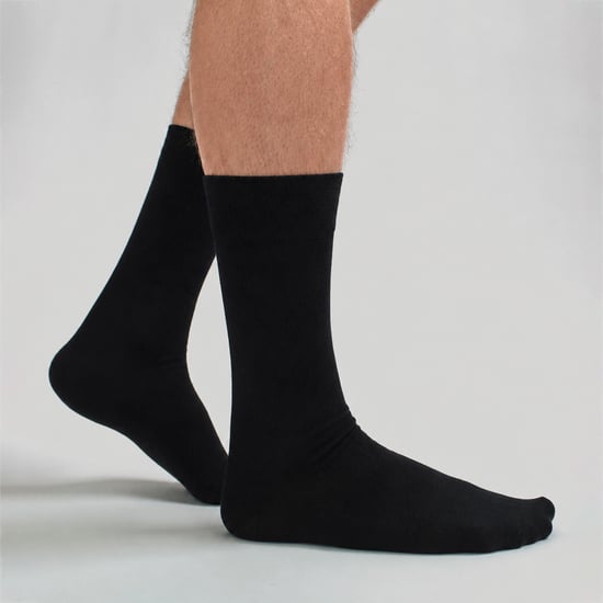 Paquete de 3 calcetines de vestir para hombre de bambú, suaves y transpirables - Image 3