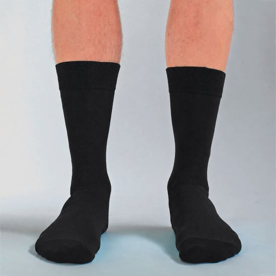 Paquete de 3 calcetines de vestir para hombre de bambú, suaves y transpirables - Image 4