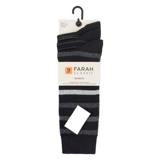 Paquete de 3 calcetines de vestir para hombres de rayas de bambú, suaves y transpirables - Image 2