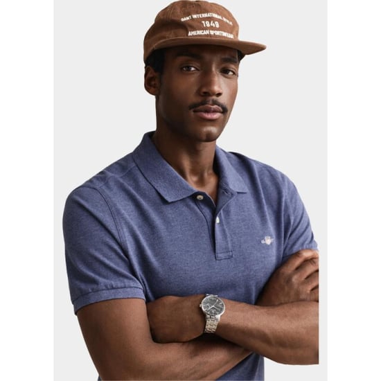 GANT Mens Regular Fit Short Sleeve Shield Logo Pique Polo - Image 3