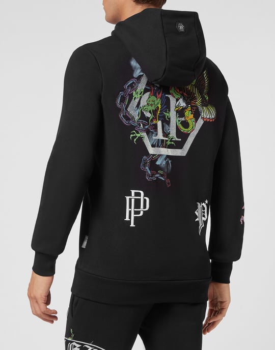 Sudadera Con Capucha Gothic Plein - Image 5